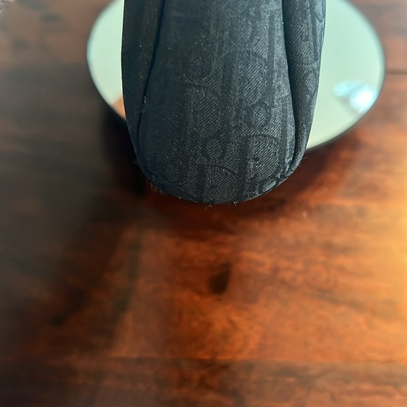 DIOR Vintage Trotter Canvas Clutch Jet Black - Picture 5 of 12